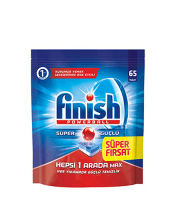 قرص ماشین ظرفشویی فینیش (finish) همه کاره 65 عددی